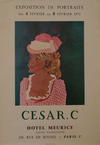 DIVERS (4 Affiches) 
CESAR.C (1972) - CHABAUD...