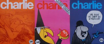 CHARLIE HEBDO
6 Affichettes kiosque Imp.Graffet...