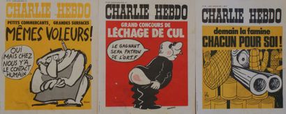 CHARLIE HEBDO
6 Affichettes kiosque Imp.Graffet...