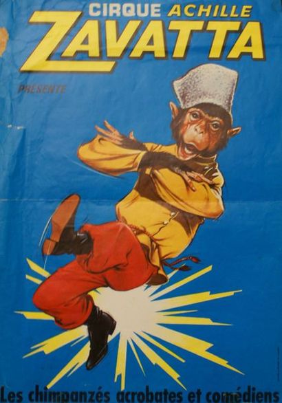 CIRQUE (14 affichettes)
PINDER- ZAVATTA -...