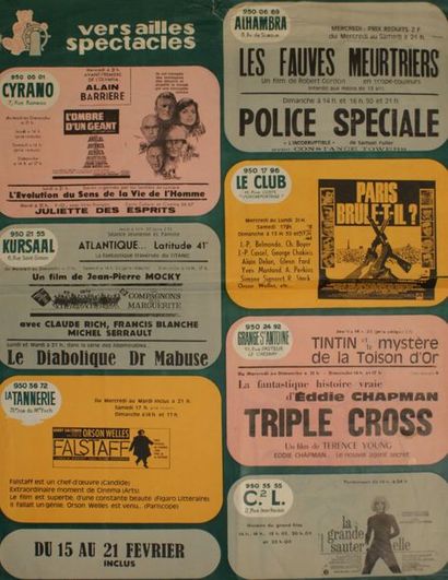 DIVERS SPECTACLES (9 affiches)
VERSAILLES...