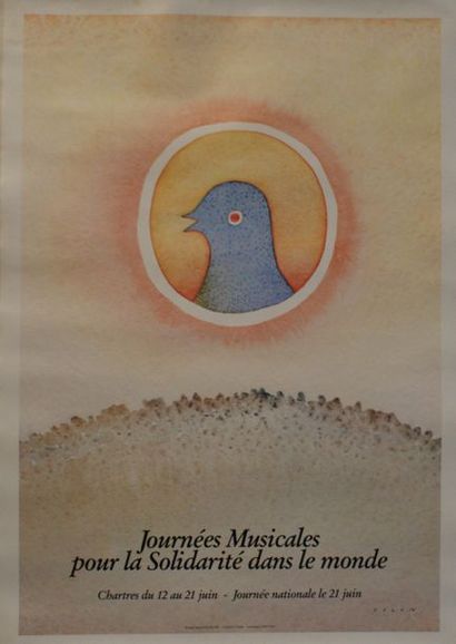 FOLON Jean-Michel (1934-2005) (3 affiches...