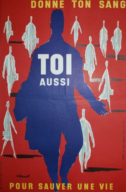 VILLEMOT Bernard (1911-1990)
DONNE TON SANG...