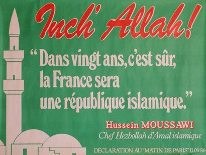 ANONYME
INCH’ALLAH !.“Dans vingt ans, c’est...
