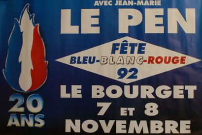 FRONT NATIONAL ( 7 affiches)
“LE PEN LE PEUPLE”...