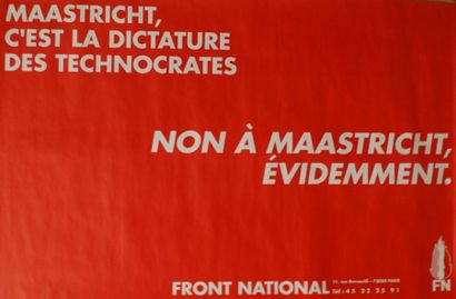 FRONT NATIONAL ( 7 affiches)
“LE PEN LE PEUPLE”...