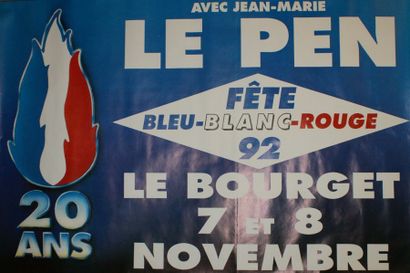 FRONT NATIONAL ( 7 affiches)
“LE PEN LE PEUPLE”...