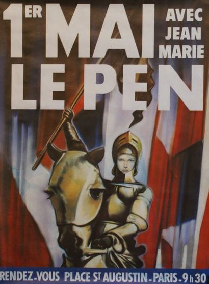FRONT NATIONAL ( 7 affiches)
“LE PEN LE PEUPLE”...