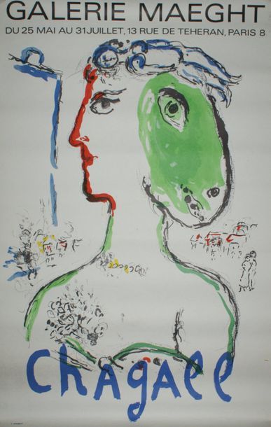 CHAGALL Marc (1887-1985)
Galerie Maeght “L’ARTISTE...