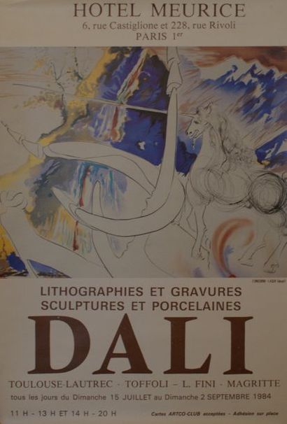 DALI Savador (1904-1989) (6 affiches)
Ensemble...