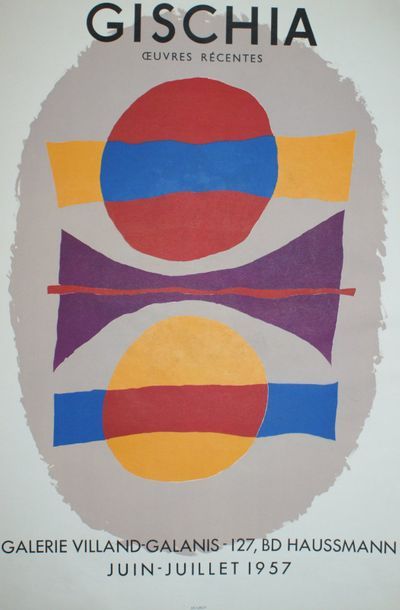 DIVERS (4 Affiches) 
GISCHIA (1957) - HELMAN...