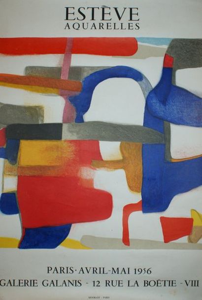 ESTEVE MAURICE (1904-2001)
GALERIE GALANIS.1956...