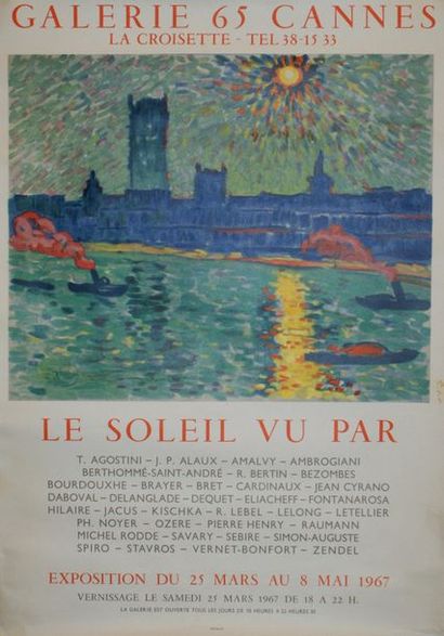 GALERIE “65” CANNES
LE SOLEIL.”Vu par les...