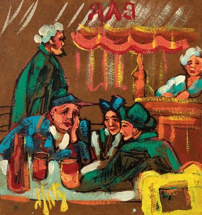 Henry Maurice D'ANTY (1910-1998)

Bar

Huile...