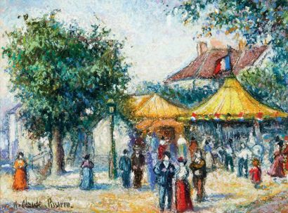 Hugues Claude PISSARRO (né en 1935)

La Fête...