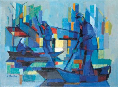 Jean CHEVOLLEAU (1924-1996)

Marais inondé...