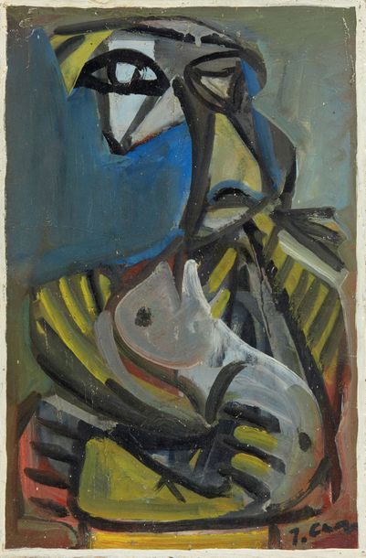 Jean Georges CHAPE (1913-2002)

Femme à l'oiseau,...