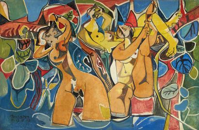 Jean Georges CHAPE (1913-2002)

Baigneuses,...
