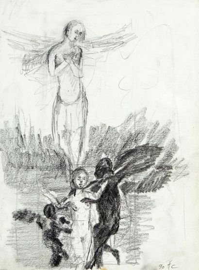 Hubert DE CHALVRON (Né en 1954)

Scène biblique,...
