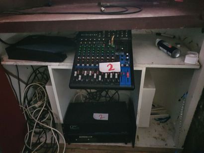 1 vidéoprojecteur

1 Caisson basse

4 Haut-parleurs...