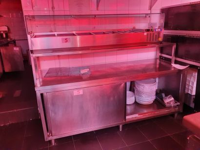 2 Tours réfrigérés 4 portes dessus inox GAMKO...