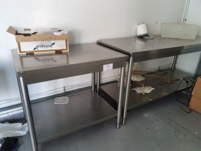 2 Tours réfrigérés 4 portes dessus inox GAMKO...