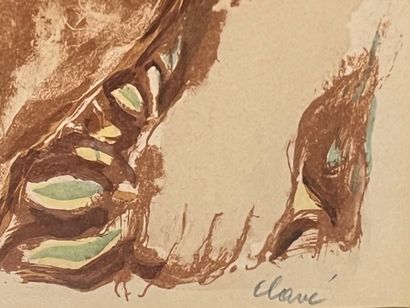*Antoni CLAVÉ (1913-2005)
Dieu Fleuve
Gravure...