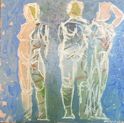 *Charles GIULLIOLI (né en 1954)
Figures
Huile...
