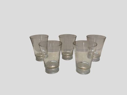 *LALIQUE FRANCE

5 verres à orangeade en...