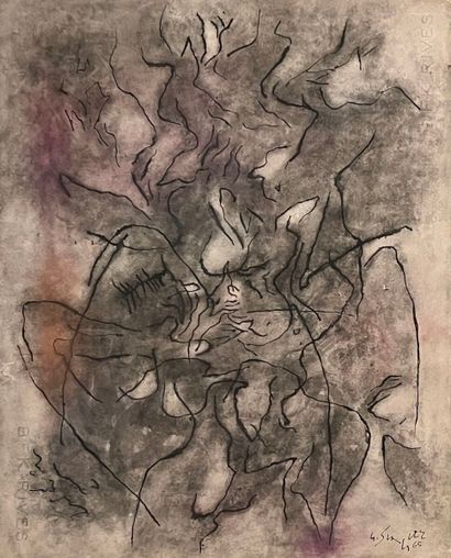 *GUSTAVE SINGIER (BELGIQUE-FRANCE/ 1909-1984)
Composition,...