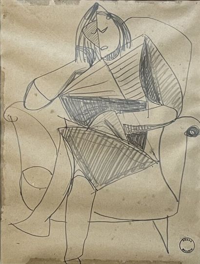 *ANDRÉ BEAUDIN (FRANCE/ 1895-1979)
Femme...