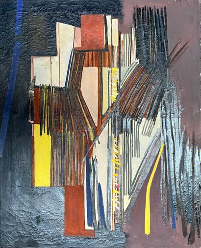 *HUGUETTE ARTHUR-BERTRAND (FRANCE/ 1920-2005)
Composition,...