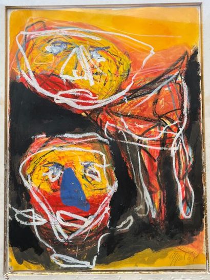 *ATTRIBUÉ À KAREL APPEL (PAYS-BAS - SUISSE/...