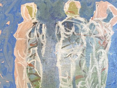 *Charles GIULLIOLI (né en 1954)
Figures
Huile...