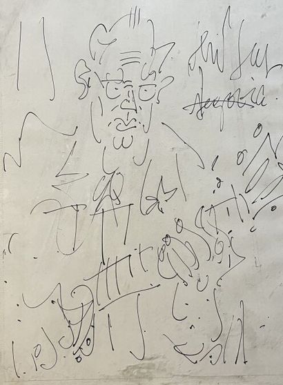 *GEN PAUL (FRANCE/ 1895-1975)
Portrait d'homme
Encre...