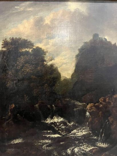*Dans le goût de COURBET 
Les arbres en bordure...