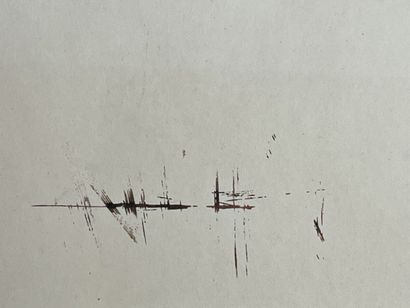 *ECOLE MODERNE
Composition abstraite
Encre...