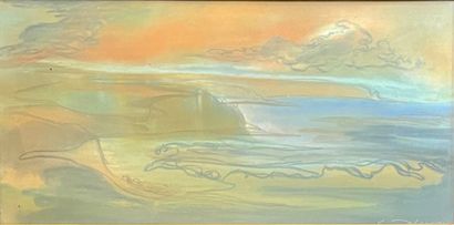 *JACQUES-CHARLES DELAHAYE (FRANCE/ 1928-2010)
Falaises...