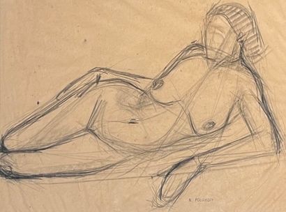 *NICOLAS POLIAKOFF (RUSSIE-FRANCE/ 1899-1976)
Nu...