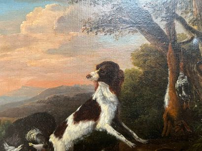 *ECOLE HOLLANDAISE, suiveur d'Adrien DE GRIFF
Chiens...