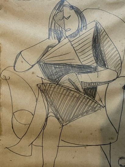 *ANDRÉ BEAUDIN (FRANCE/ 1895-1979)
Femme...