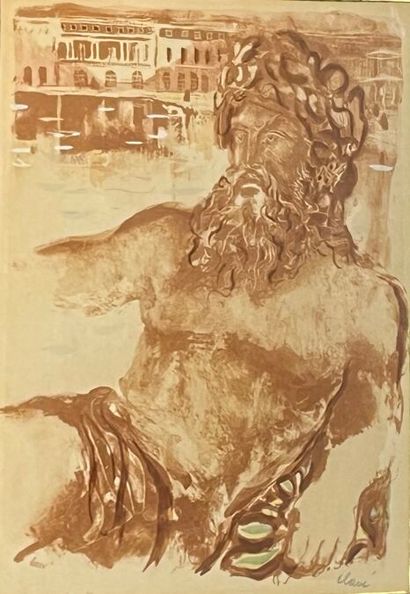 *Antoni CLAVÉ (1913-2005)
Dieu Fleuve
Gravure...