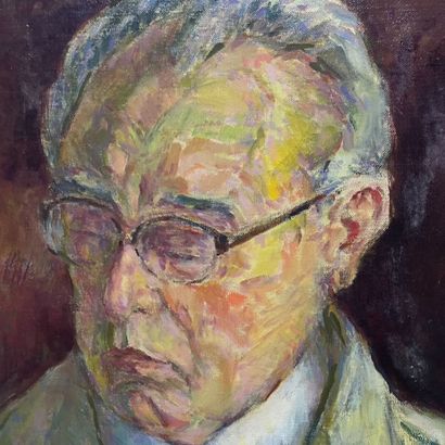 ECOLE RUSSE DU XXème siècle
Portrait d'homme
Huile...
