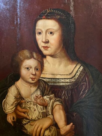 *Jan GOSSAERT dit MABUSE (d'après)
La Vierge...