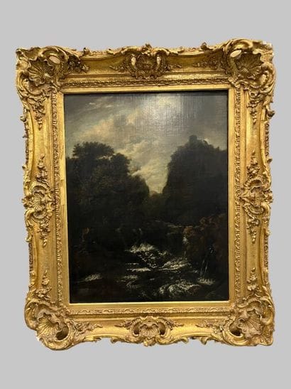 *Dans le goût de COURBET 
Les arbres en bordure...