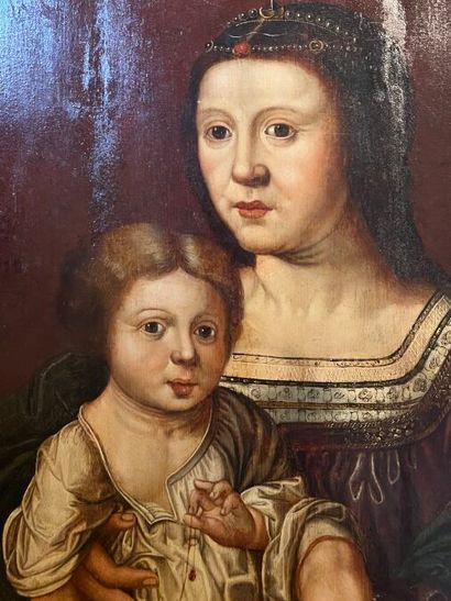 *Jan GOSSAERT dit MABUSE (d'après)
La Vierge...