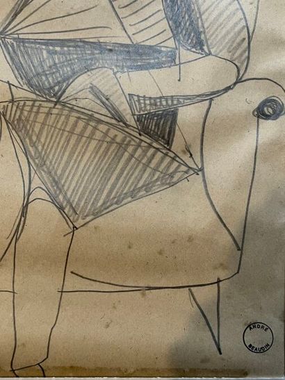 *ANDRÉ BEAUDIN (FRANCE/ 1895-1979)
Femme...