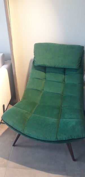 1 Fauteuil fixe LULEA. 86 x 105 x 100 cm,...