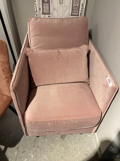 1 Fauteuil fixe BAGATELLE. 67X98X95 cm, revêtement...