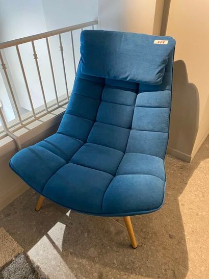 1 Fauteuil fixe LULEA. 87 x 105 x 100 cm,...